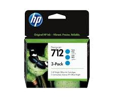 HP 712 29ml Cyan 3 Pk 3ED77A