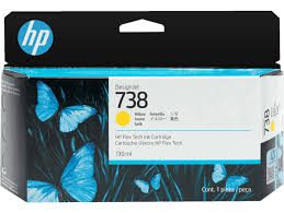 HP 738 130 ml Yellow ink