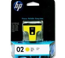 HP 02 Yellow Ink cartridge