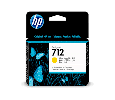 HP No 712 Yellow ink Cartridge