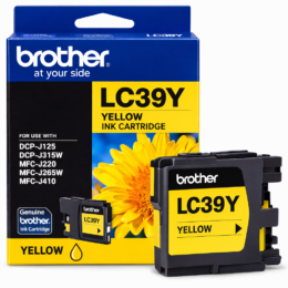 Brother LC39Y Yellow Ink