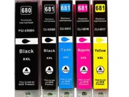 Canon PGI-680XXL CLI-681XXL 5-Pack